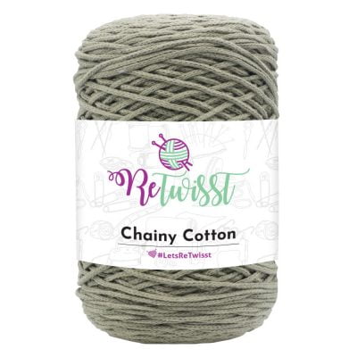Macrame Chainy Cotton ReTwisst 16 Kaki