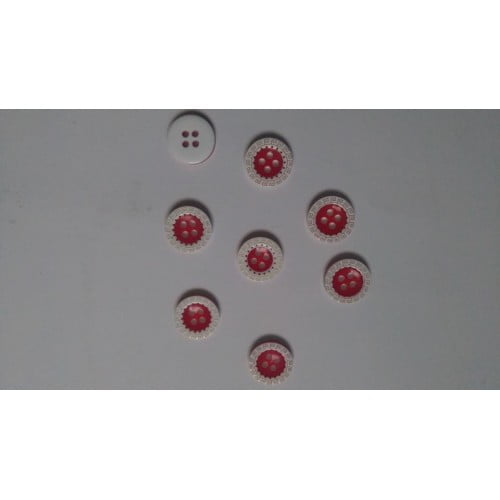 Nasturi plastic rosii