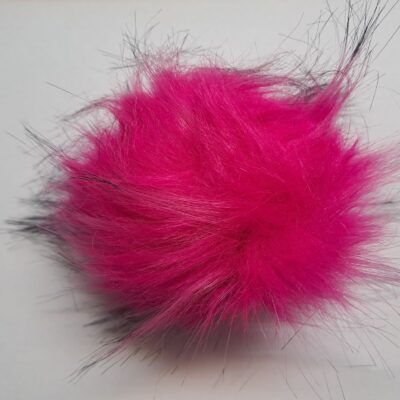 Mot Pompon Blanita Roz Neon