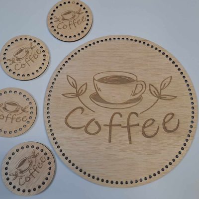 Set suport tava si cesti cafea